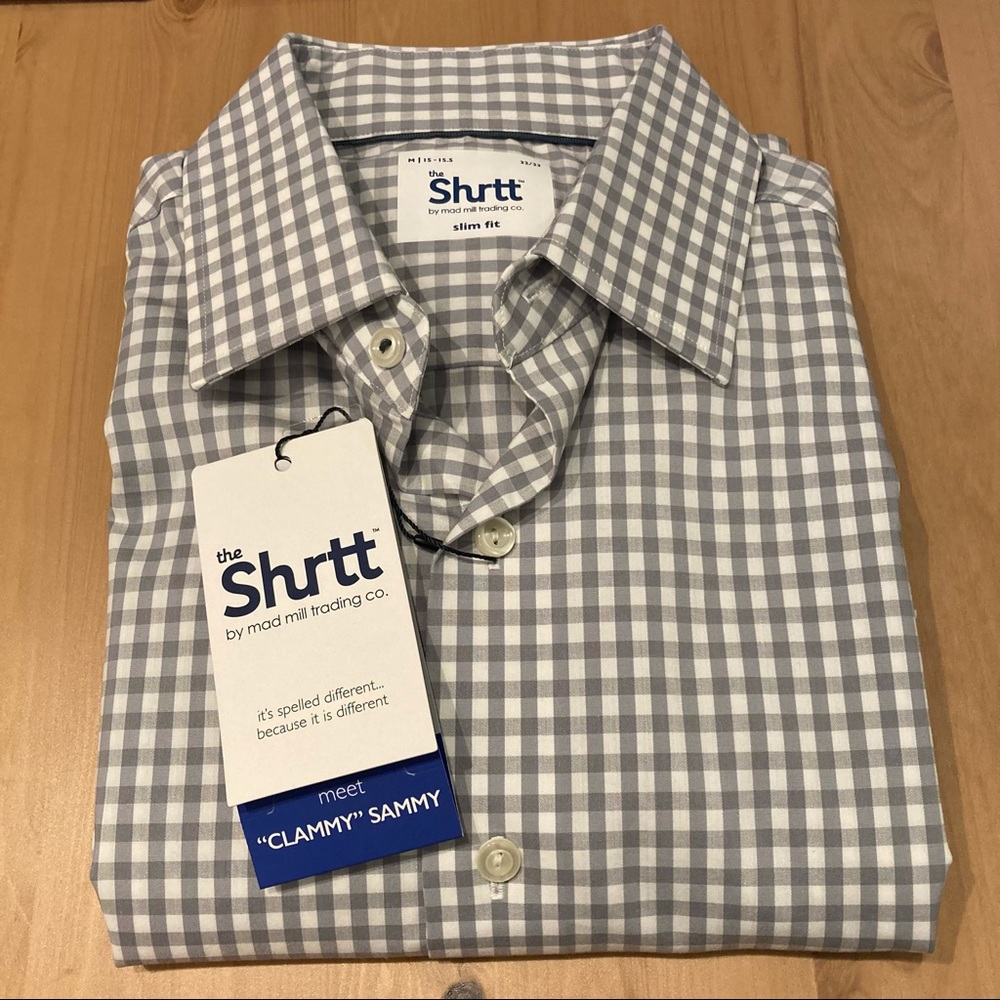 The Shrtt 15-15.5, 32/33 Slim Fit Dress Shirt NWT